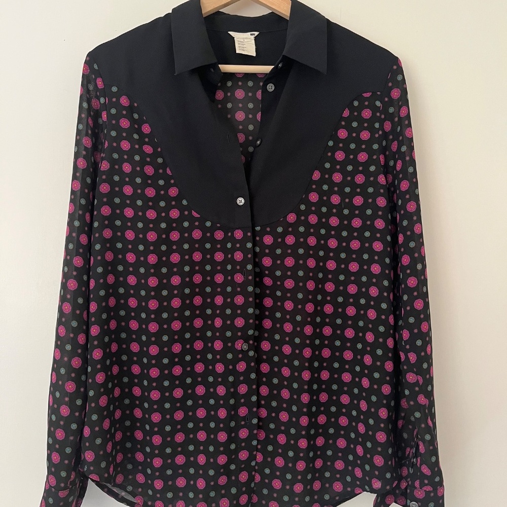 Levi’s Women’s Polka Dot Blouse (Size Medium)